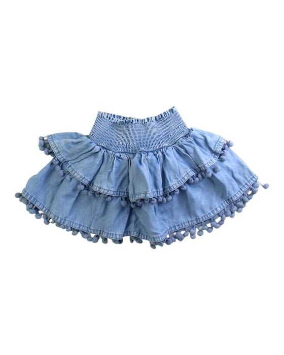 A Blue Short Skirts from Seed in size 2T for girl. (Front View)