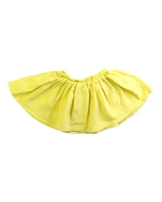 A Yellow Short Skirts from Seed in size 2T for girl. (Back View)