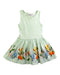 A Green Sleeveless Dresses from Molo in size 12-18M for girl. (Front View)