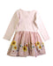 A Pink Long Sleeve Dresses from Molo in size 12-18M for girl. (Back View)