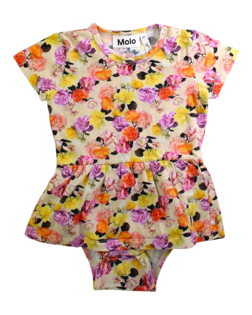 A Multicolour Short Sleeve Rompers from Molo in size 12-18M for girl. (Front View)