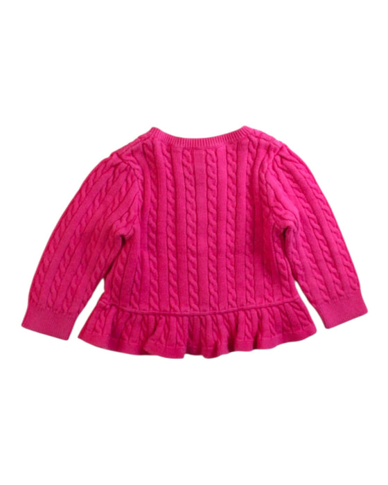 A Pink Cardigans from Ralph Lauren in size 3-6M for girl. (Back View)