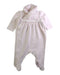 A Ivory Long Sleeve Rompers from Ralph Lauren in size 0-3M for girl. (Front View)