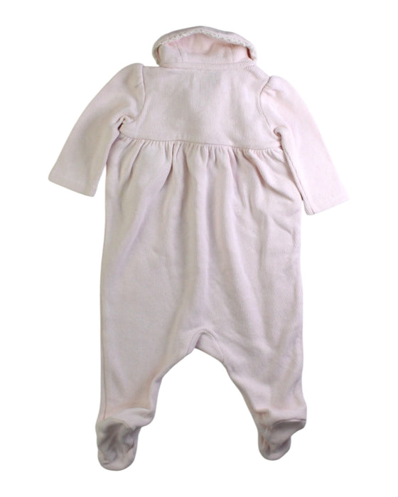 A Ivory Long Sleeve Rompers from Ralph Lauren in size 0-3M for girl. (Back View)