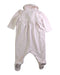 A Ivory Long Sleeve Rompers from Ralph Lauren in size 0-3M for girl. (Back View)