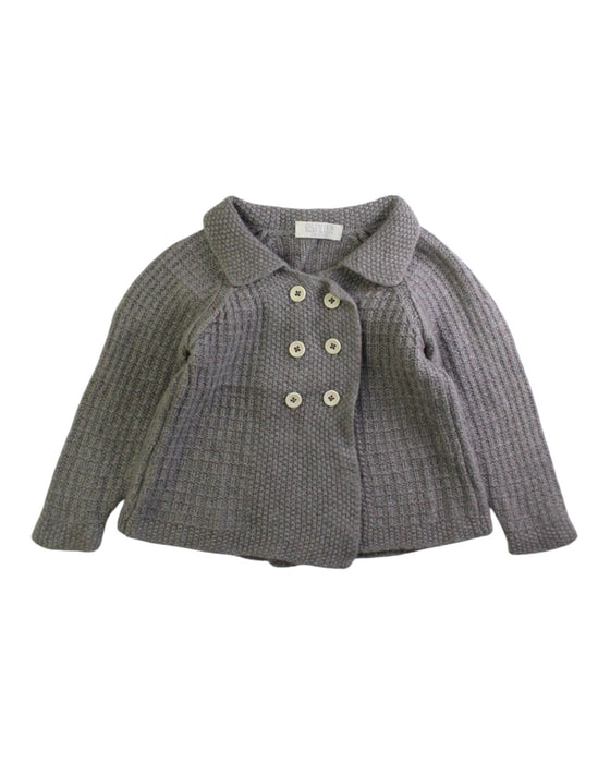 A Grey Cardigans from Olivier London in size 6-12M for neutral. (Front View)