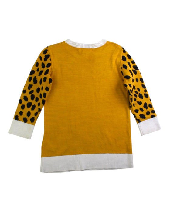 A Yellow Sweater Dresses from Stella McCartney in size 2T for girl. (Back View)