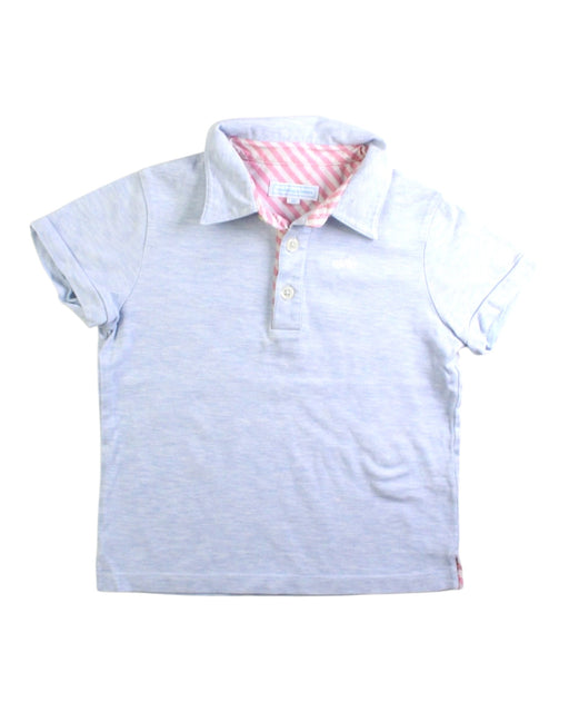 A White Short Sleeve Polos from Nicholas & Bears in size 3T for boy. (Front View)