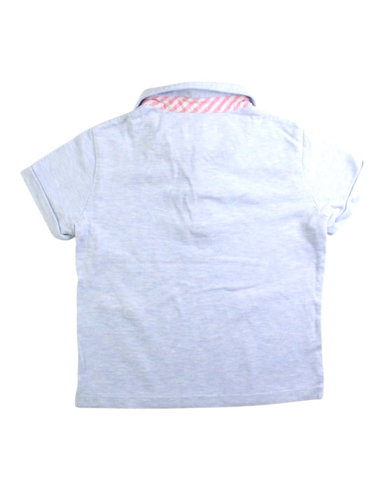A White Short Sleeve Polos from Nicholas & Bears in size 3T for boy. (Back View)