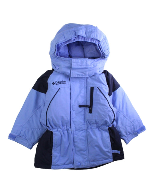 A Blue Puffer/Quilted Coats & Outerwear from Columbia in size 2T for girl. (Front View)