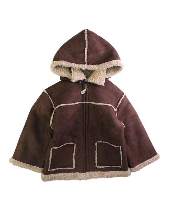 A Brown Coats from Cadet Rousselle in size 3T for girl. (Front View)