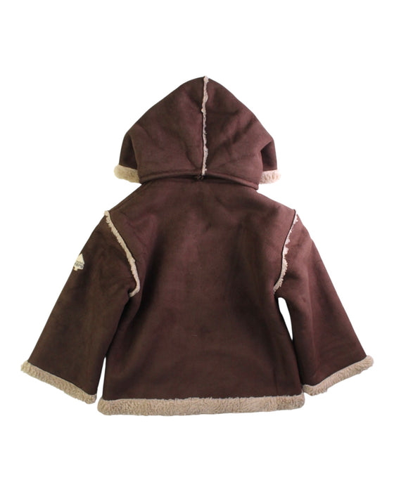 A Brown Coats from Cadet Rousselle in size 3T for girl. (Back View)