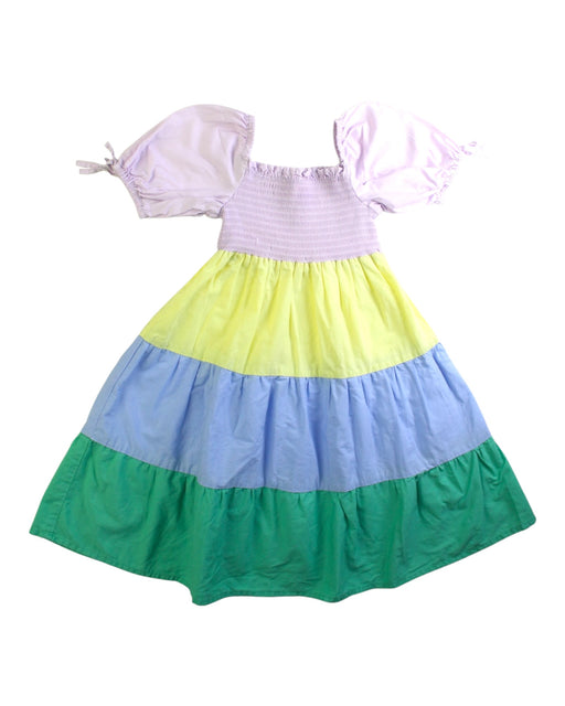 A Multicolour Short Sleeve Dresses from Seed in size 2T for girl. (Front View)