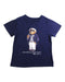 A Navy Short Sleeve T Shirts from Polo Ralph Lauren in size 3T for boy. (Front View)