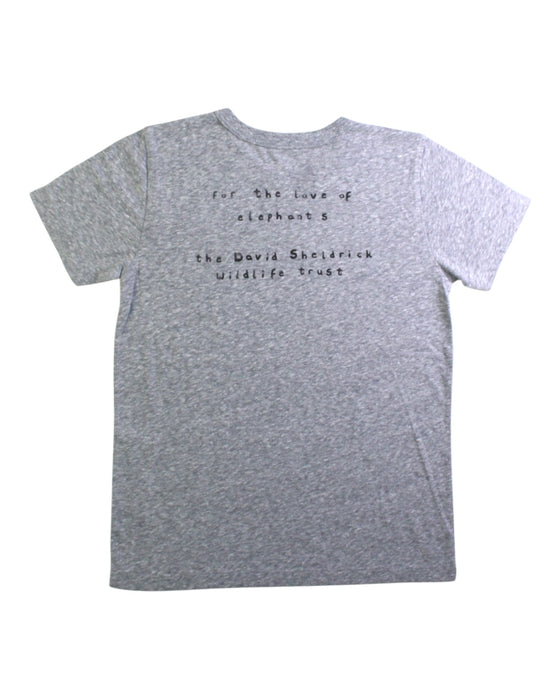 A Grey Short Sleeve T Shirts from Crewcuts in size 6T for boy. (Back View)