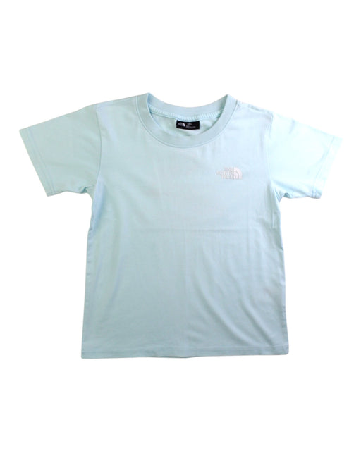 A Blue Short Sleeve T Shirts from The North Face in size 5T for boy. (Front View)
