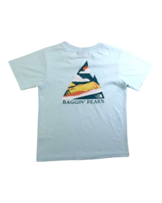 A Blue Short Sleeve T Shirts from The North Face in size 5T for boy. (Back View)