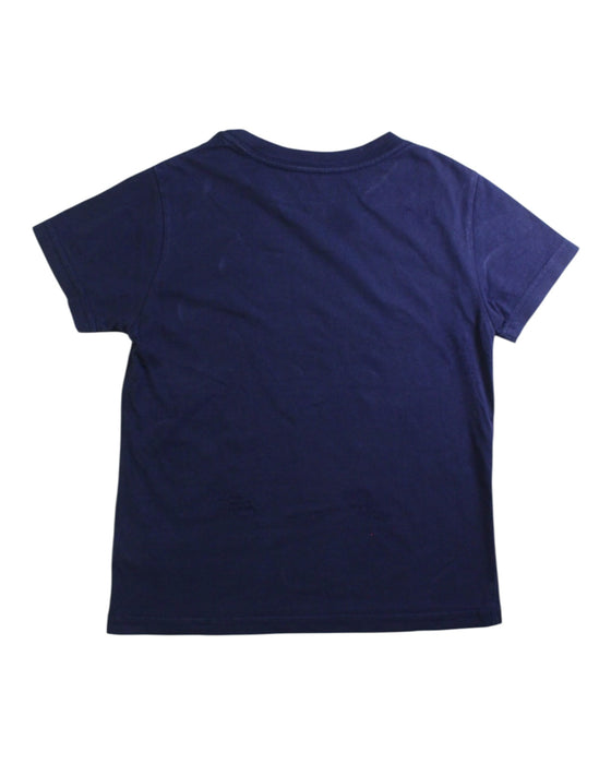 A Navy Short Sleeve T Shirts from Polo Ralph Lauren in size 6T for boy. (Back View)
