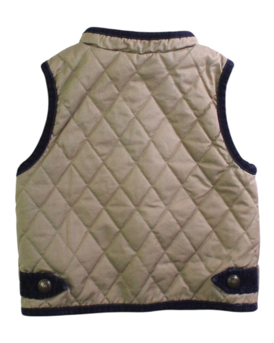 A Beige Puffer/Quilted Jackets from Jacadi in size 12-18M for boy. (Back View)