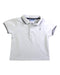 A White Short Sleeve Polos from Jacadi in size 12-18M for boy. (Front View)