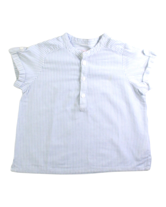 A White Short Sleeve Shirts from Bonpoint in size 12-18M for boy. (Front View)