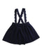 A Navy Overall Dresses from Jacadi in size 12-18M for girl. (Back View)
