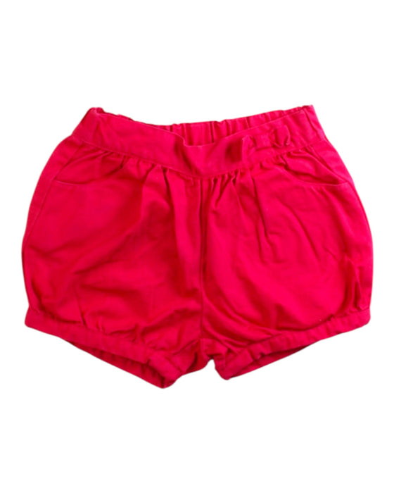 A Red Shorts from Jacadi in size 3T for girl. (Front View)