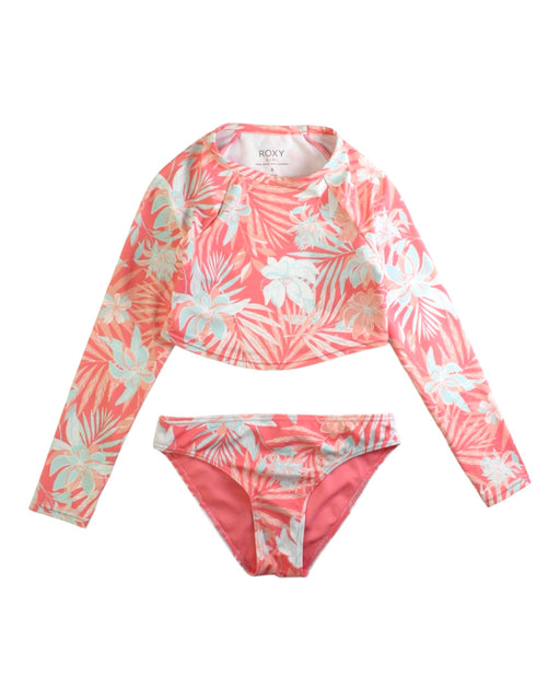A Pink Swim Sets from Roxy in size 8Y for girl. (Front View)