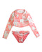 A Pink Swim Sets from Roxy in size 8Y for girl. (Front View)