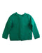 A Green Cardigans from Petit Bateau in size 3T for girl. (Back View)