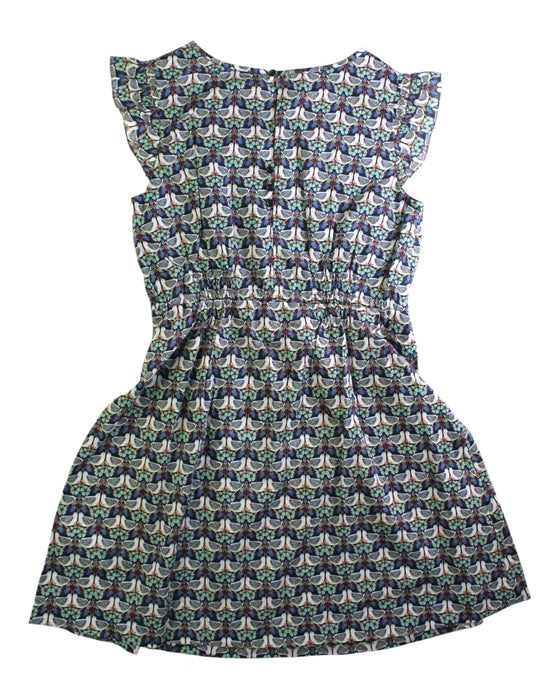 A Multicolour Sleeveless Dresses from Bonpoint in size 10Y for girl. (Back View)