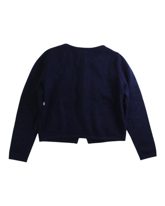 A Navy Cardigans from Jacadi in size 4T for girl. (Back View)