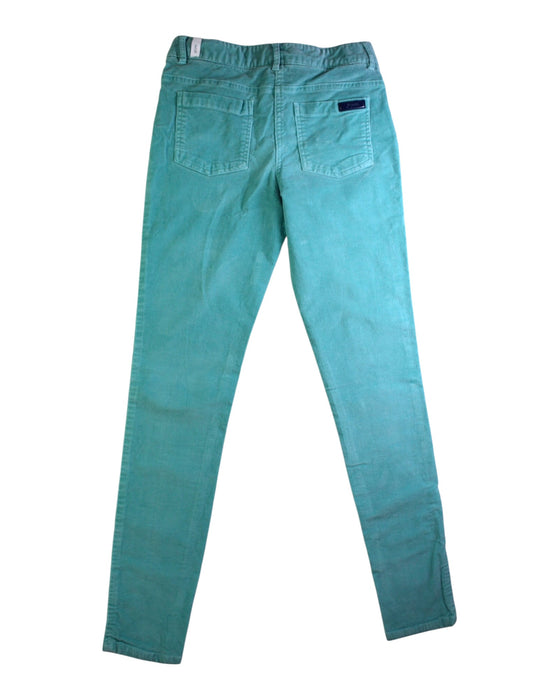 A Teal Casual Pants from Jacadi in size 12Y for boy. (Back View)