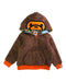 A Brown Puffer/Quilted Jackets from BAPE KIDS in size 18-24M for neutral. (Front View)