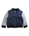 A Navy Puffer/Quilted Jackets from Burberry in size 2T for boy. (Front View)