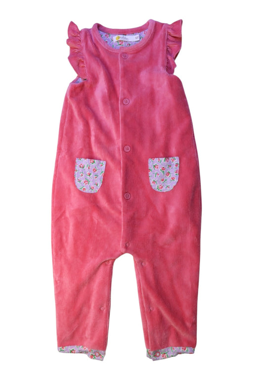 A Pink Long Overalls from Boden in size 12-18M for girl. (Front View)