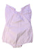 A Pink Sleeveless Rompers from Seed in size 12-18M for girl. (Front View)