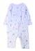 A White Onesies from The Little White Company in size 6-12M for boy. (Back View)