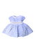 A Blue Short Sleeve Dresses from Confiture in size 6-12M for girl. (Front View)