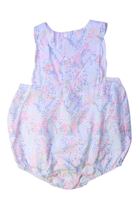 A Pink Sleeveless Rompers from Jacadi in size 12-18M for girl. (Back View)