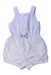 A White Sleeveless Rompers from The Little White Company in size 12-18M for girl. (Front View)