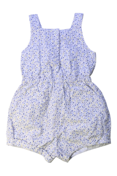 A White Sleeveless Rompers from The Little White Company in size 12-18M for girl. (Back View)