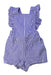 A Blue Sleeveless Rompers from Jacadi in size 2T for girl. (Front View)