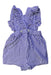 A Blue Sleeveless Rompers from Jacadi in size 2T for girl. (Back View)