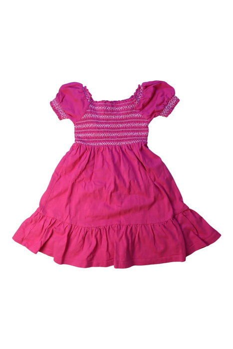 A Pink Short Sleeve Dresses from Boden in size 3T for girl. (Back View)