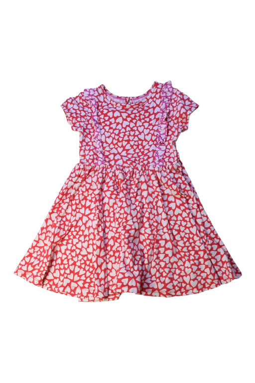 A Red Short Sleeve Dresses from Boden in size 3T for girl. (Front View)