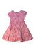A Red Short Sleeve Dresses from Boden in size 3T for girl. (Back View)