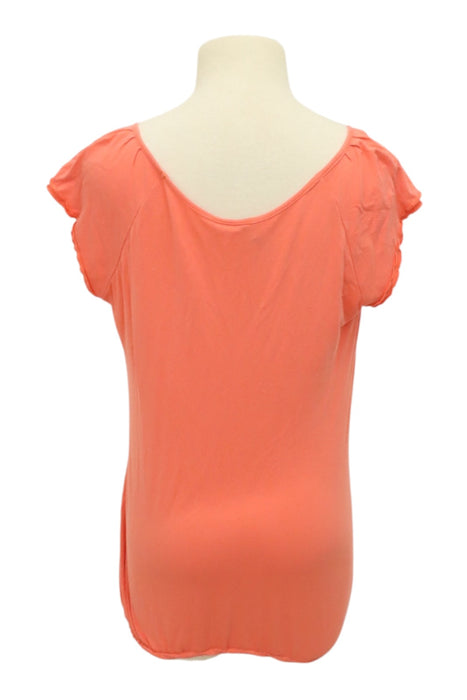 A Orange Short Sleeve Tops from Mothers en Vogue in size Maternity-M for maternity. (Back View)