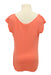 A Orange Short Sleeve Tops from Mothers en Vogue in size Maternity-M for maternity. (Back View)