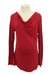 A Red Long Sleeve Tops from Mayarya in size Maternity-S for maternity. (Front View)